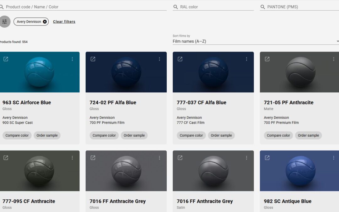 Velocidad, exactitud y control total en la selección de materiales